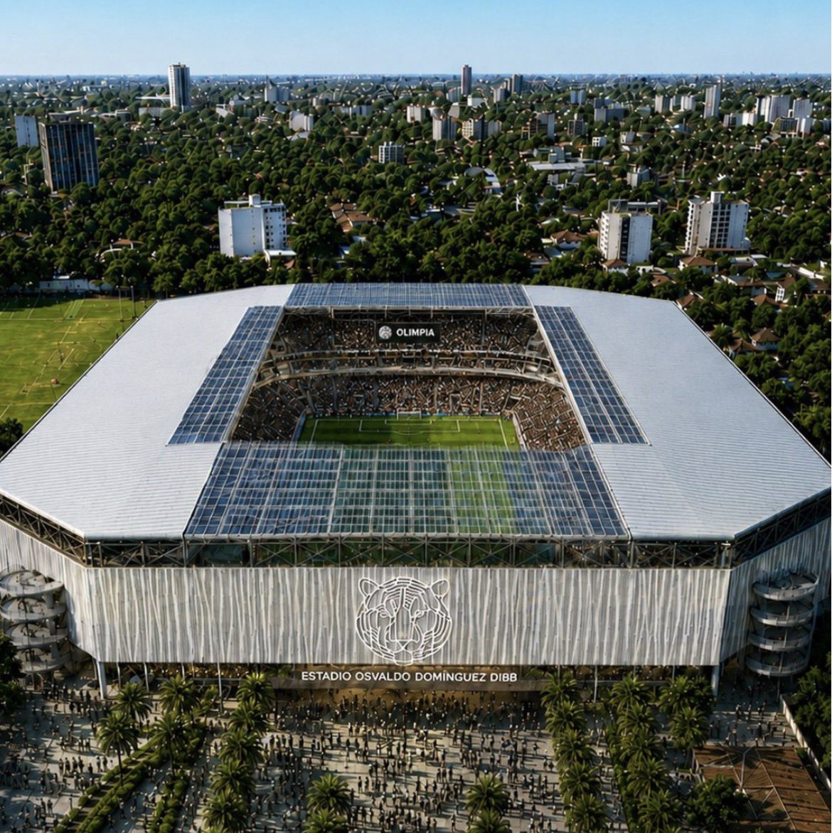 Presentan diseño final del estadio Osvaldo Domínguez Dibb para Copa 2030