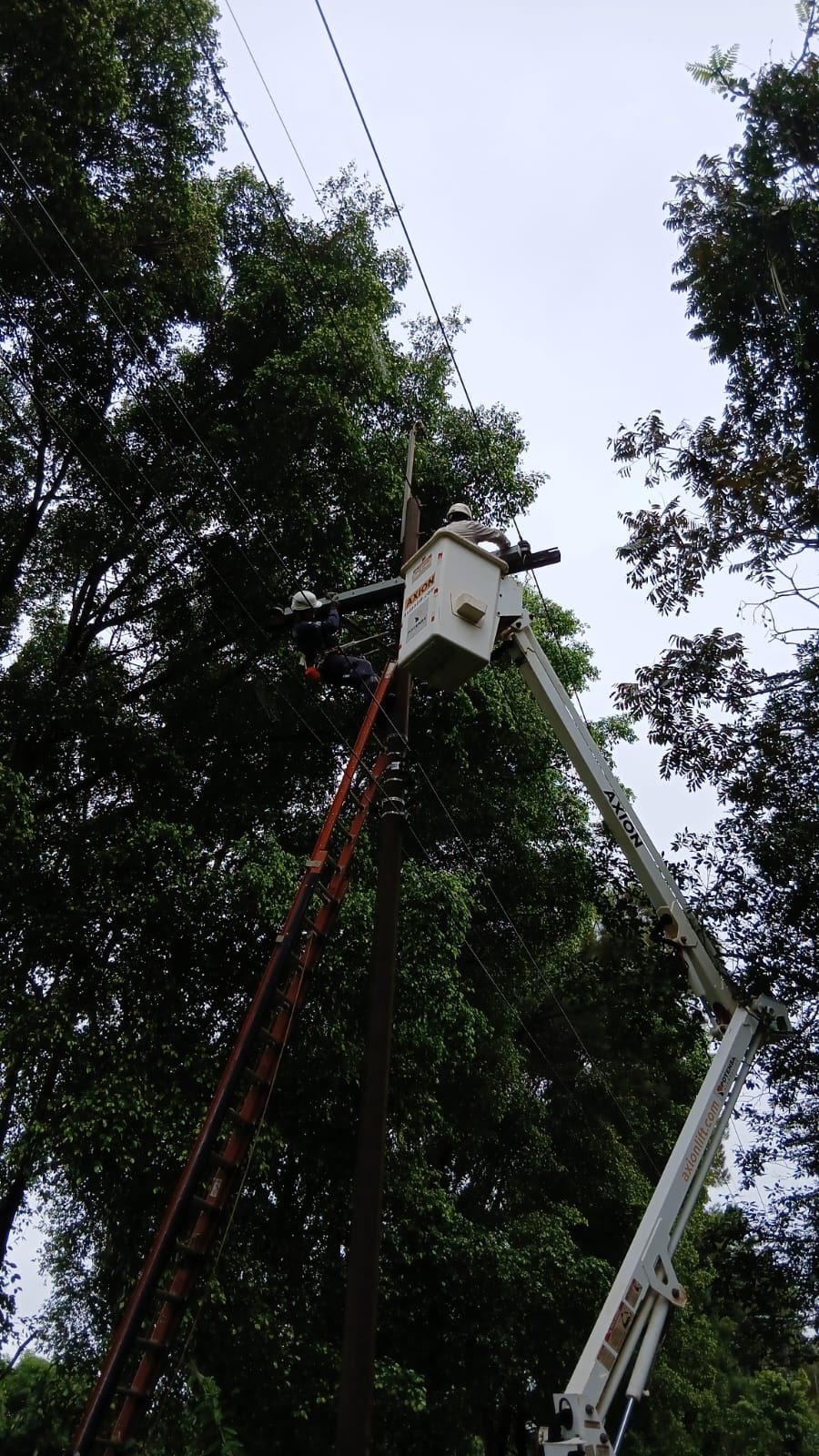 ANDE mejora infraestructura eléctrica en Yguazú, Alto Paraná