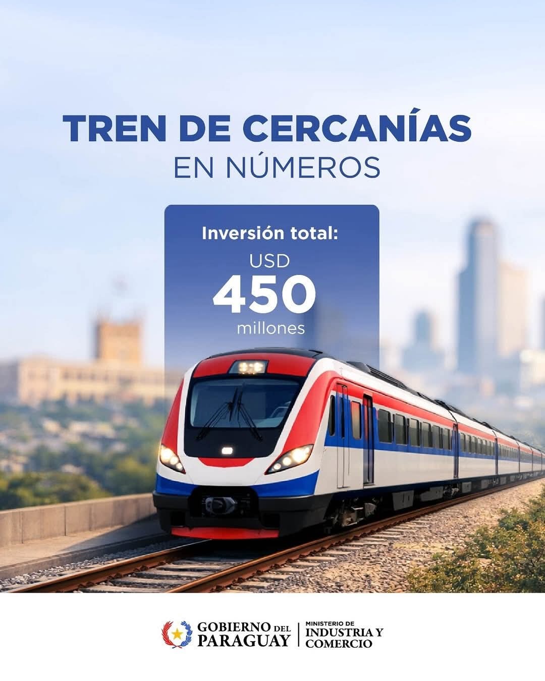 Senado aprueba proyecto del Tren de Cercanías con miras a modernizar transporte